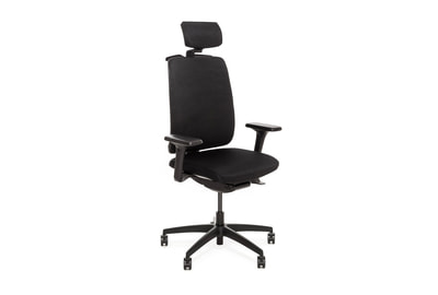 Кресло компьютерное (подголовник с вешалкой) Dion 870 1D black - фото товара 1 из 2