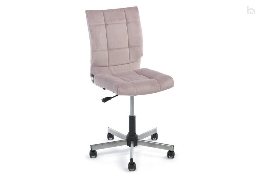  Кресло компьютерное (пиастра) Джейми КР60-933-02 Велюр Neo 15 (пыльно-розовый) - фото товара 1 из 3