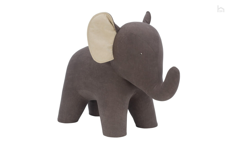  Пуф Elephant Ткань Omega 16 (коричневый)/Ткань Omega 02 (бежевый) - фото товара 1 из 3