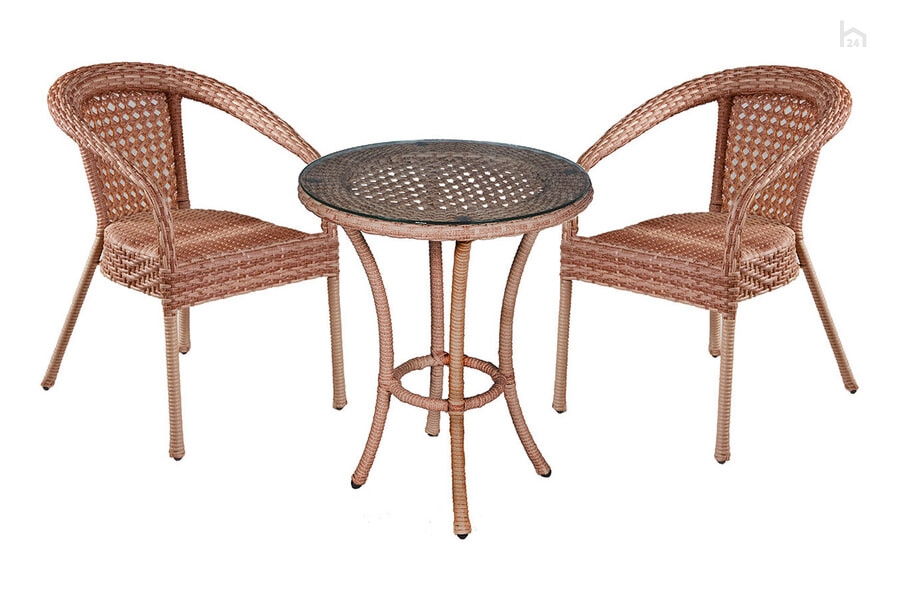  Комплект садовой мебели с круглым столом Deco 2 KD2-50351800 Капучино - фото товара 1 из 1