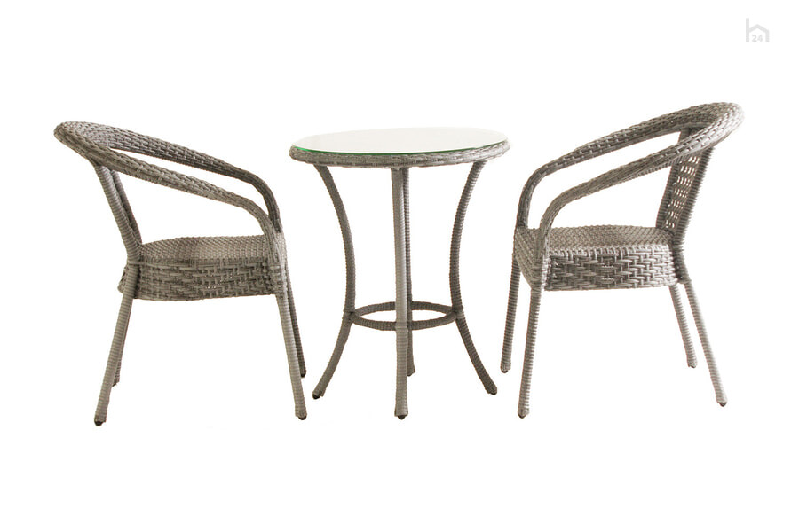  Комплект садовой мебели с круглым столом Deco 2 KD2-50451800 Серый - фото товара 1 из 1