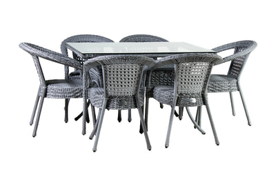 Комплект садовой мебели с прямоугольным столом Deco 6 KD6-504511200 - фото товара 1 из 2