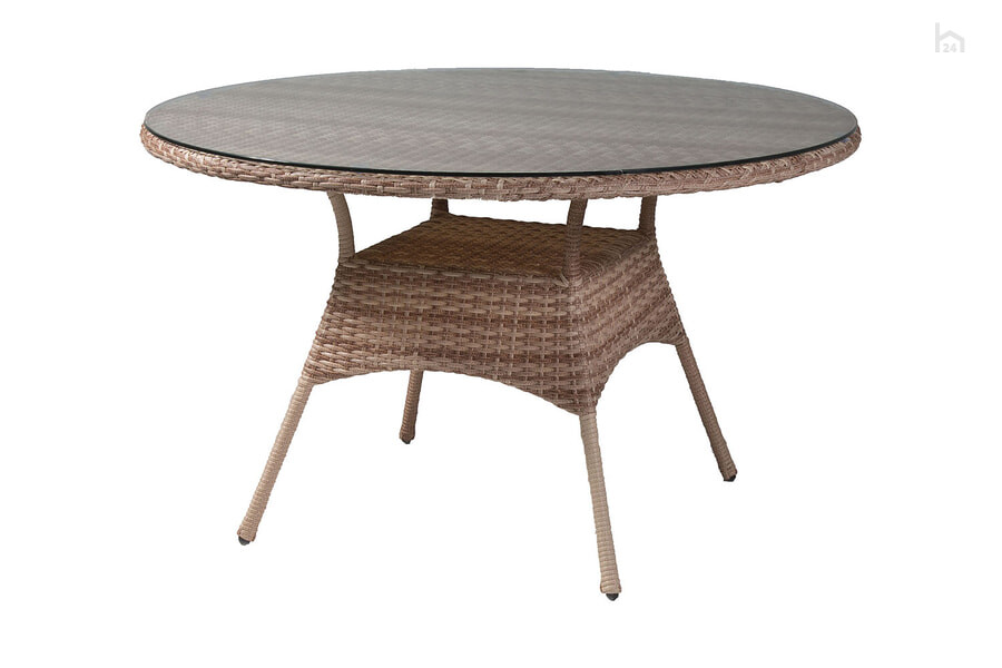  Комплект садовой мебели с круглым столом Deco 6 KD6-503511300 Капучино - фото товара 2 из 3