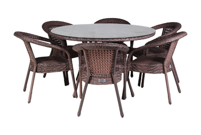 Комплект садовой мебели с круглым столом Deco 6 KD6-503411300 - фото товара 1 из 3