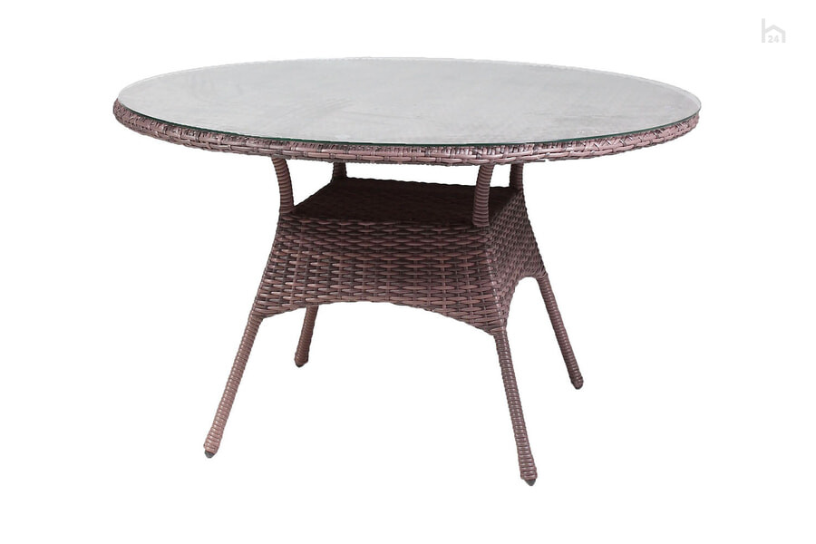  Комплект садовой мебели с круглым столом Deco 6 KD6-503411300 Шоколад - фото товара 2 из 3