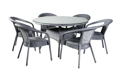 Комплект садовой мебели с круглым столом Deco 6 KD6-504511300 - фото товара 1 из 3