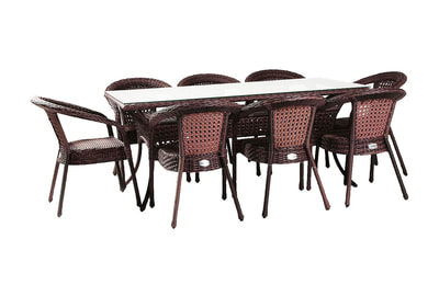 Комплект садовой мебели с прямоугольным столом Deco 8 KD8-503411800 - фото товара 1 из 2