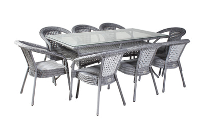Комплект садовой мебели с прямоугольным столом Deco 8 KD8-504511800 - фото товара 1 из 3