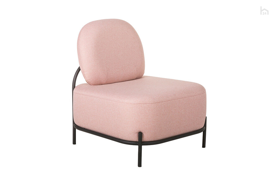  Кресло мягкое Gawaii Рогожка Jazz 11 Flamingo (розовая)/Черный - фото товара 1 из 3