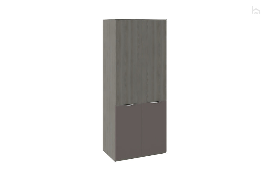  Шкаф распашной для одежды с 2 дверями ЛКП Либерти Хадсон/Серый - фото товара 1 из 3