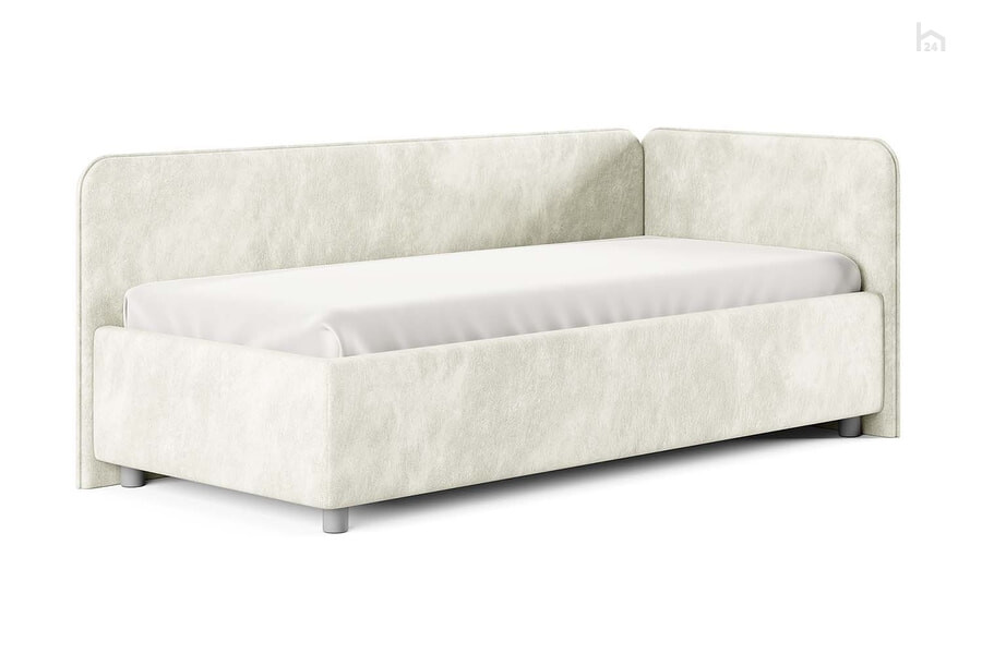 Кровать детская с подъемным механизмом Тип 4 80 x 200 Capri R Лофти лен ...