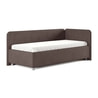 Кровать детская с подъемным механизмом 80 x 200 Capri R Замша какао ...