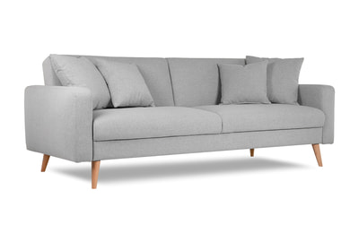 Прямой диван -кровать трехместный с подушками Verden - фото товара 1 из 9