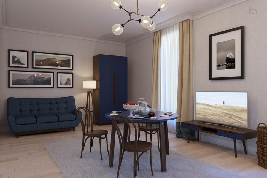 Гостиная Сканди Сапфир – купить в Москве, за 99 970 ₽ в интернет ...