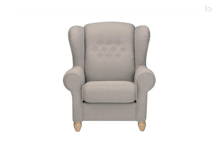  Мягкое кресло Ланкастер Комфорт Рогожка Apollo Mocca (светло-коричневый) - фото товара 2 из 3