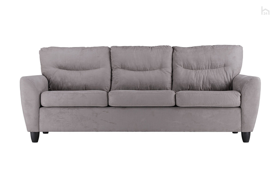  Прямой диван трехместный Наполи Премиум Замша Pandora Cocoa - фото товара 2 из 3