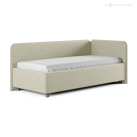 Тахта с подъемным механизмом 90х200 правая Capri R Кашемир бежевый ...
