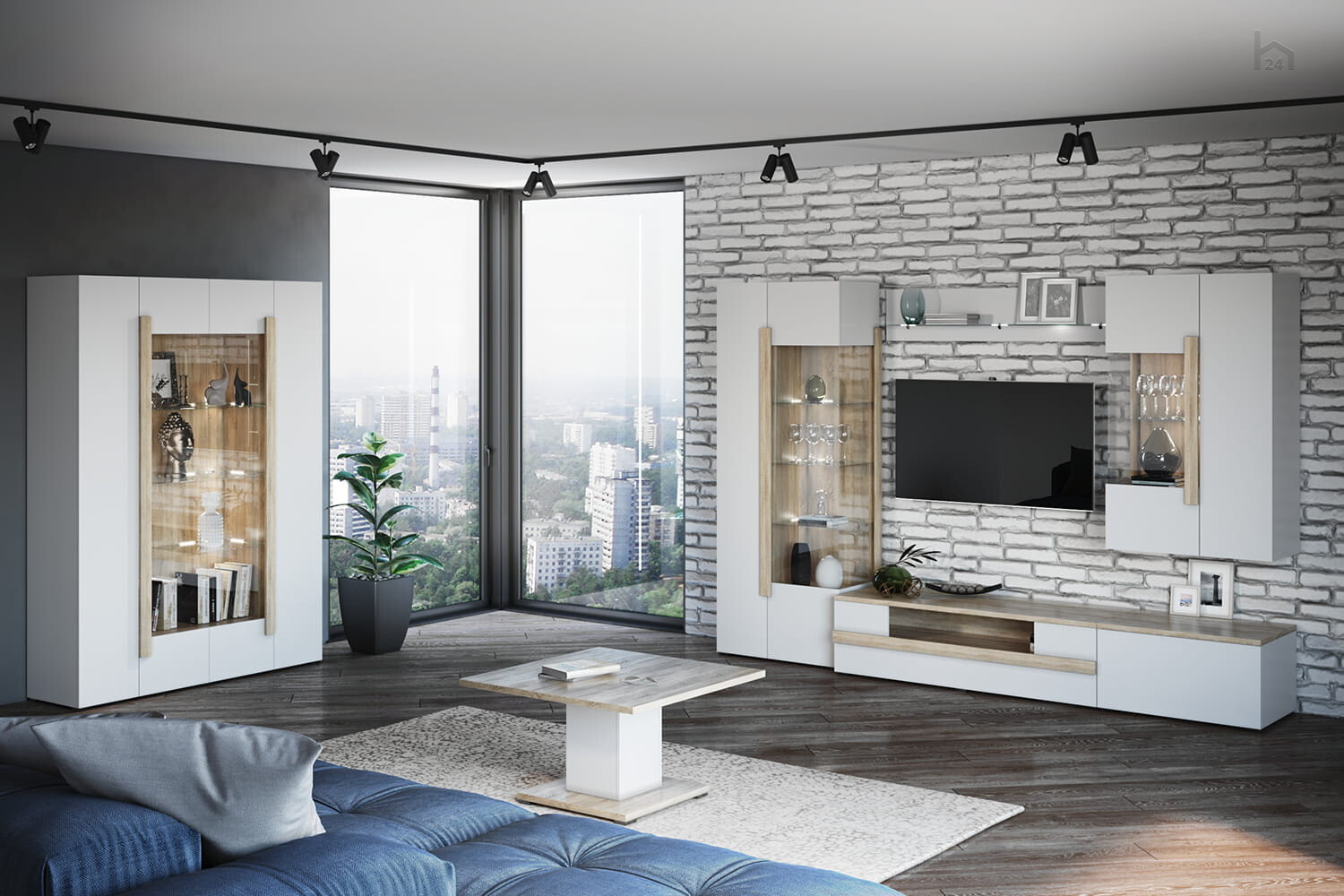 Прикроватная Тумба Куба Белый Матовый, Дуб Сонома - Купить По.