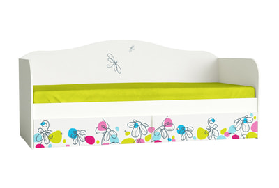 Кровать детская Цветы - фото товара 1 из 2