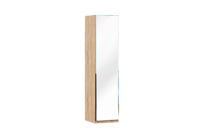 Шкаф распашной одностворчатый с зеркалом Норд - фото товара 1 из 6
