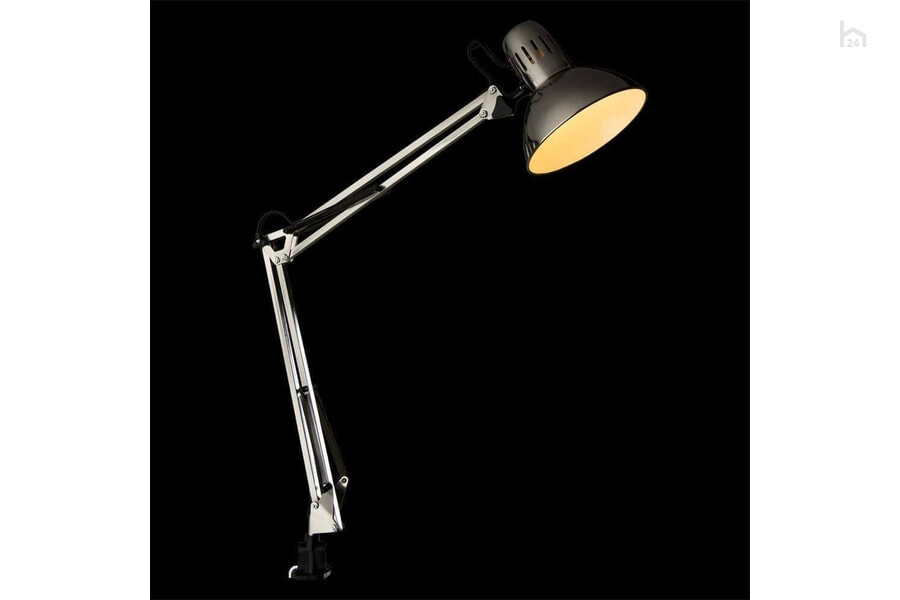  Настольная лампа Arte Lamp Senior A6068LT-1SS Серебро - фото товара 2 из 2
