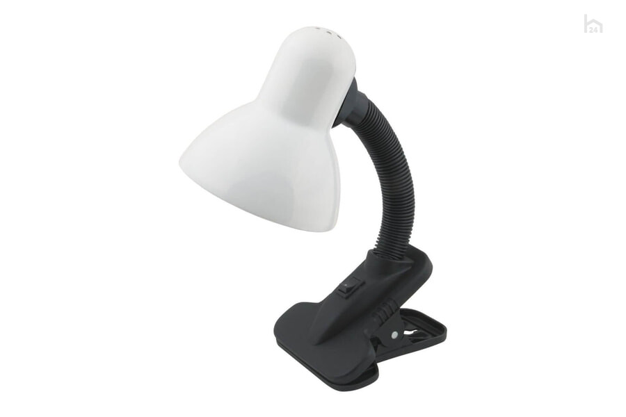  Настольная лампа Uniel TLI-202 White E27 00756 Белый/Черный - фото товара 1 из 1