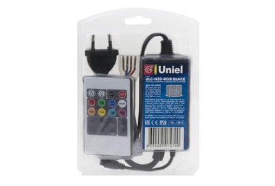 Контроллер для светодиодных RGB лент Uniel ULC-N20-RGB Black 10800 - фото товара 1 из 1