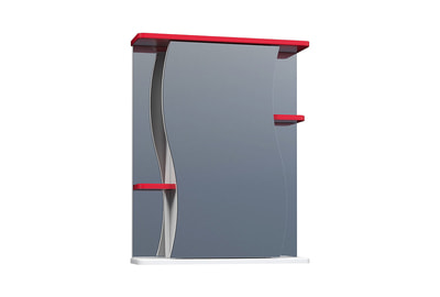 Шкаф для ванной зеркальный Alessandro zsh.ALE.55 крас - фото товара 1 из 4