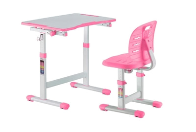Комплект парта и стул трансформеры FunDesk Omino pink - фото товара 1 из 4