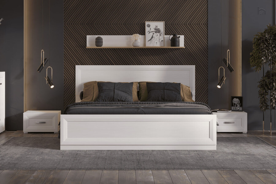 Двуспальная кровать с подъемным механизмом B136-LOZ 160*200 N Malta - фото товара 4 из 7
