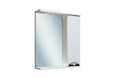 Шкаф для ванной с зеркалом правый Барселона 65 00000001035 - фото товара 1 из 5
