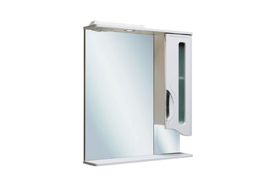 Шкаф для ванной с зеркалом правый Толедо 65 00000001039 - фото товара 1 из 4