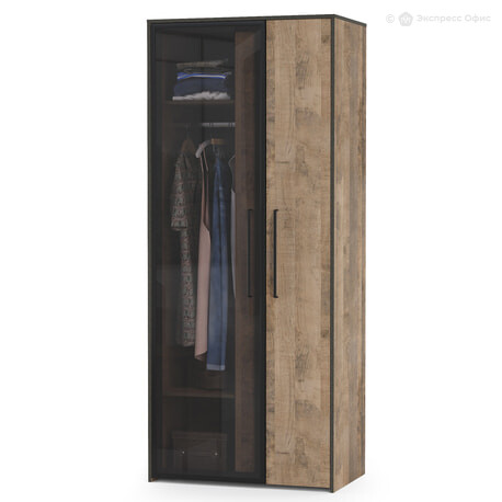 Шкаф распашной Трувор Дуб гранж песочный/Интра – купить в Москве, за 24 ...