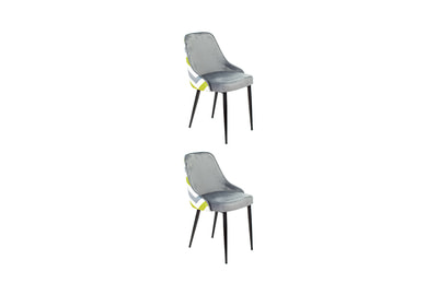 Комплект стульев Бюрократ KF-5_2 (2шт.) KF-5/ZIG/GREY_2 - фото товара 1 из 7