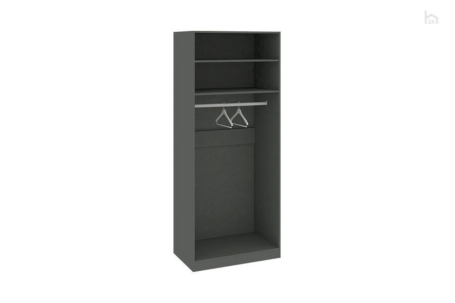  Шкаф распашной для одежды с 2 дверями Наоми Джут/Серый - фото товара 2 из 3