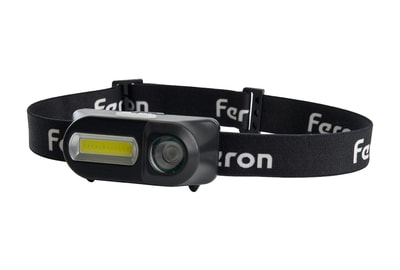 Налобный светодиодный фонарь Feron TH2309 аккумуляторный 70x20 200 лм 41713 - фото товара 1 из 6